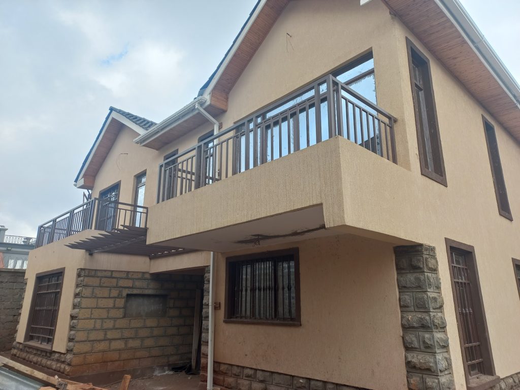 Rustic Look Maisonette designedand built by Ujenzibora podcity kenya.