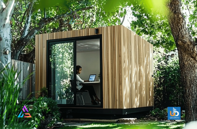 BackYard Renaissance (BR001B) Modern Garden Office Pod