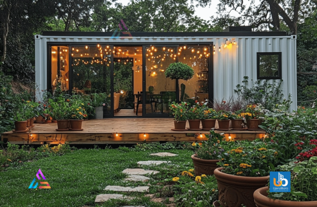 BackYard Renaissance (20Ft Container Home/AirBnB with Garden Deck