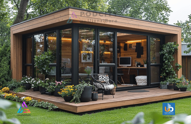 BackYard Renaissance (BR001E): Cozy Glass Home Office